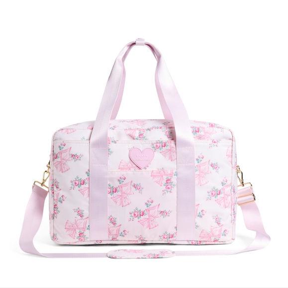 LoveShackFancy Handbags - LOVESHACKFANCY STATE WEEKENDER BAG VIRAL ROSA BEAUX BOW PRINT